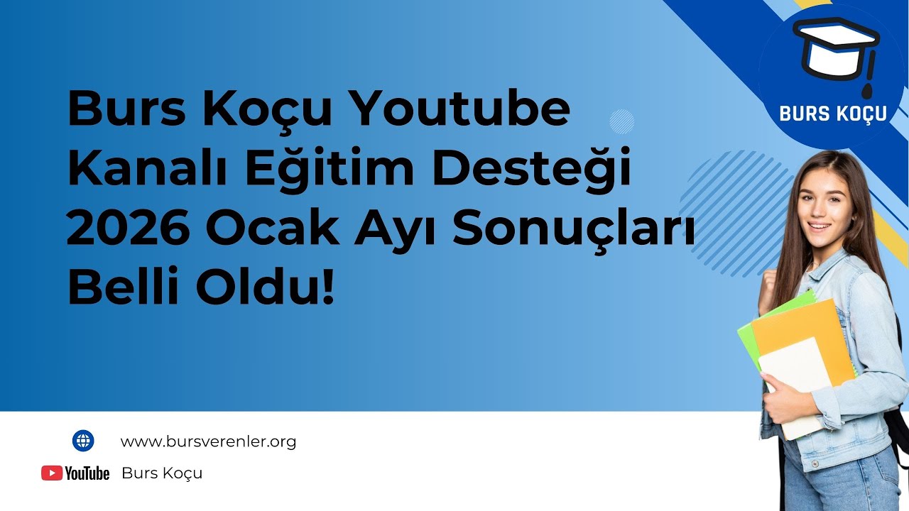 2026 Ocak Ayı Burs Koçu Eğitim Desteğini Kazananlar Belli Oldu
