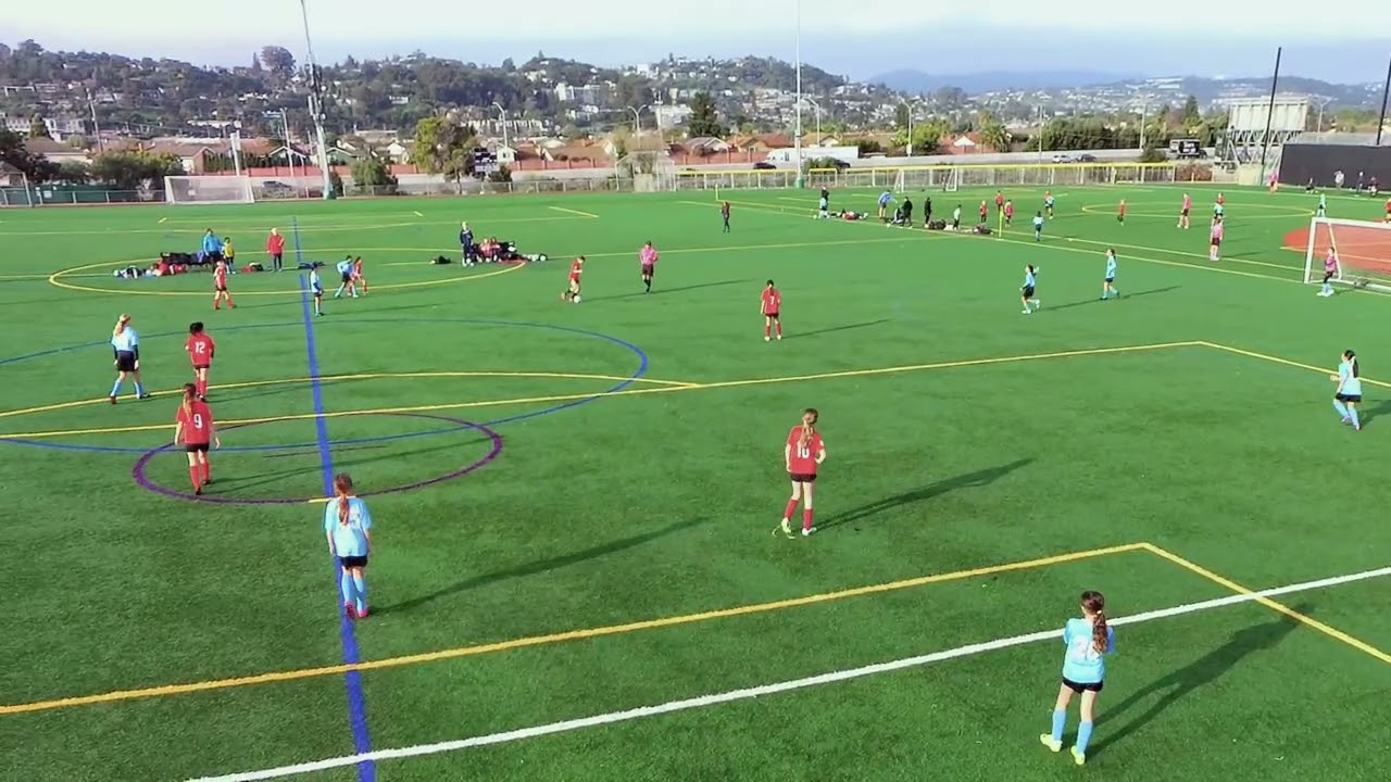 2026-02-14 Burlingame AYSO 12U vs. Belmont 1st Half
