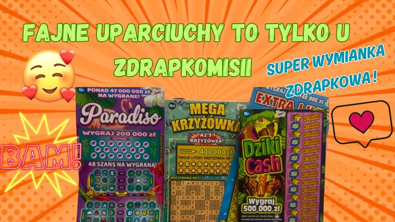 ZDRAPKI LOTTO🍀SUPER WYMIANKA ZDRAPKOWA Z @zdrapkomisia 😍🥰💥❤️ #zdrapki #wygrana #scratch #lotto #win