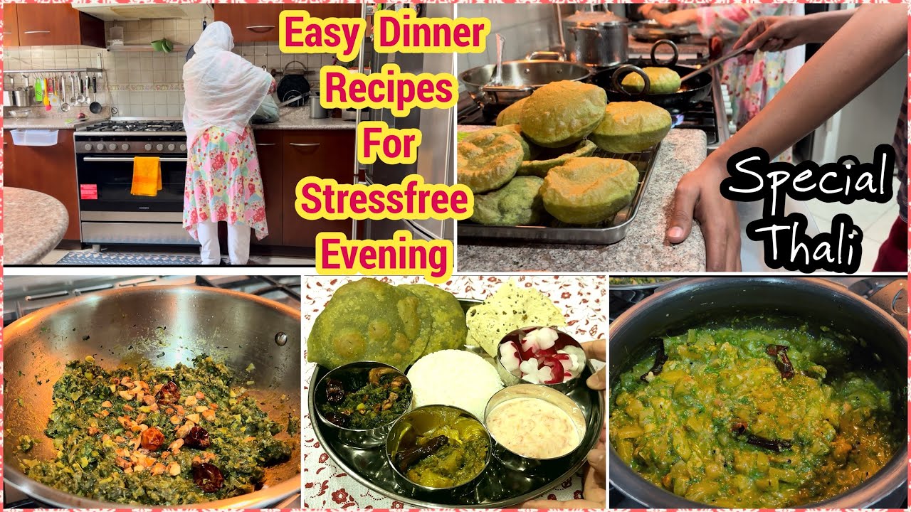 Special Veg Thali For A Stress-Free Evening 🙂| Easy Dinner Recipes For Seasonal Satisfaction | Vlog
