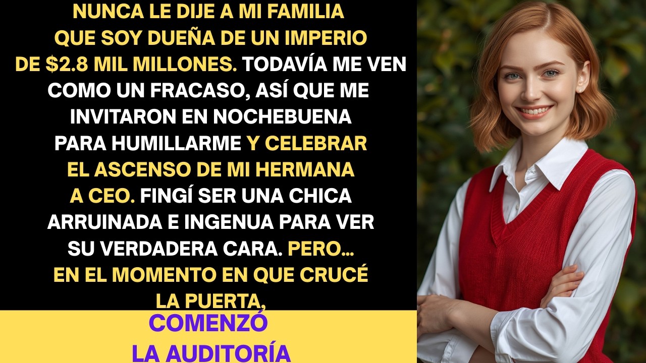 Nunca les conté a mi familia que soy dueño/a de un imperio de $2,8B. Aún me ven como un fracaso…
