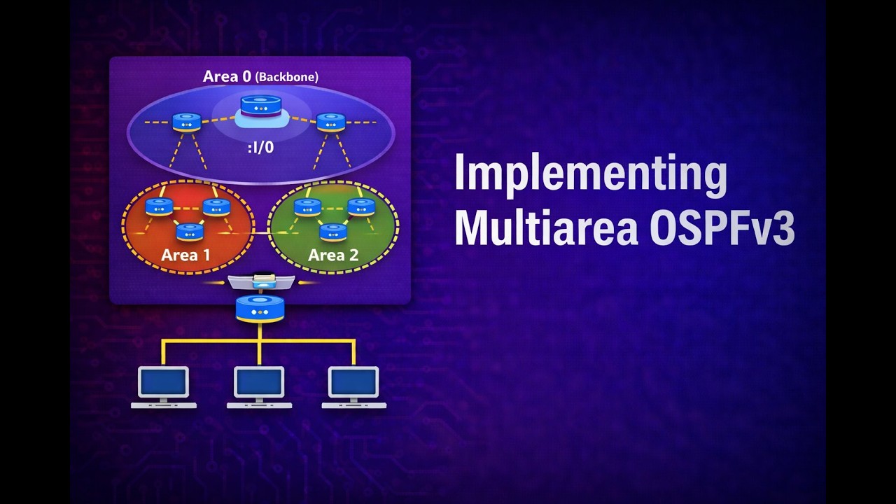 Implementing Multiarea OSPFv3