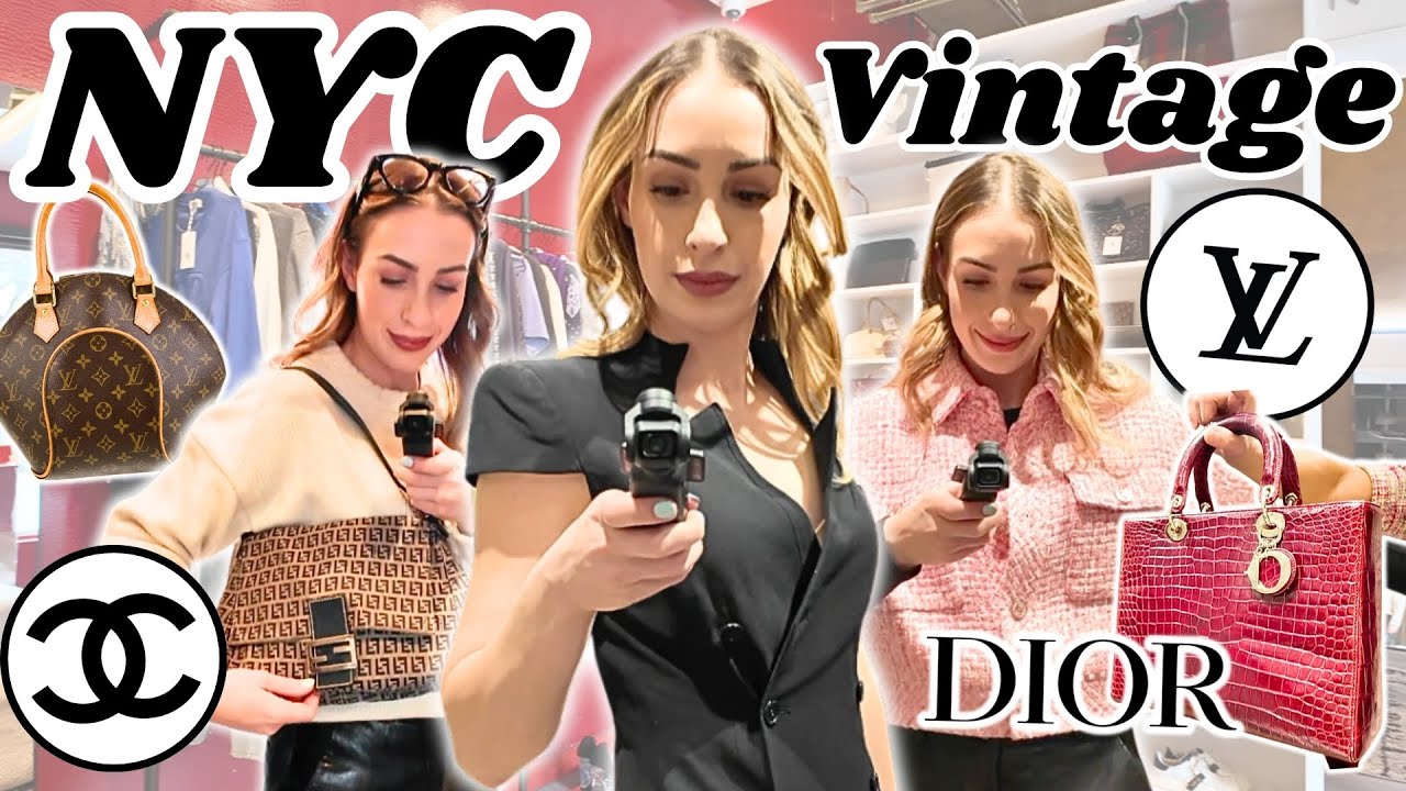 INSIDE the most *INCREDIBLE* VINTAGE LUXURY shops in NYC 😱 (My best finds ever!)