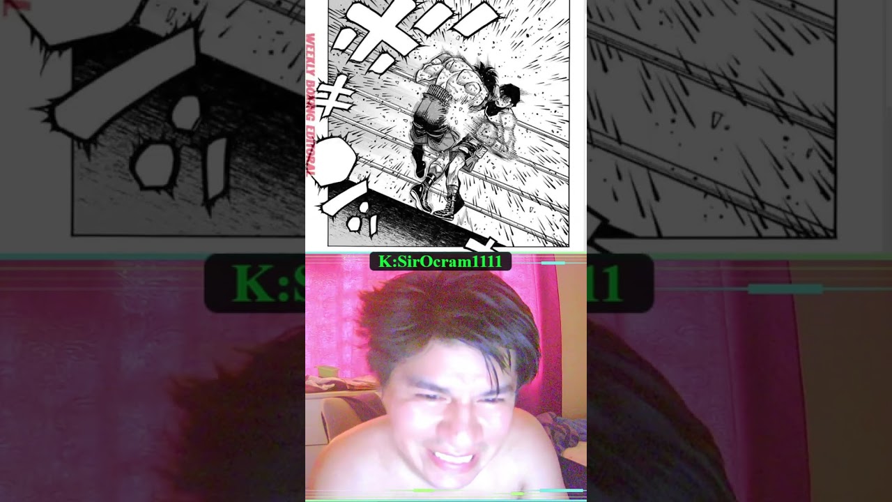 HAJIME NO IPPO MANGA 1514 EL TIGRE PRUEBA LA CARNE DE RICARDO XDDDD