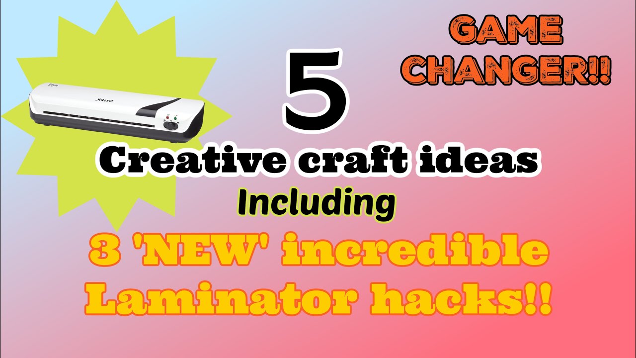 💥3 'NEW' INCREDIBLE Laminator HACKS!! 💥GAME CHANGER!!!!😯