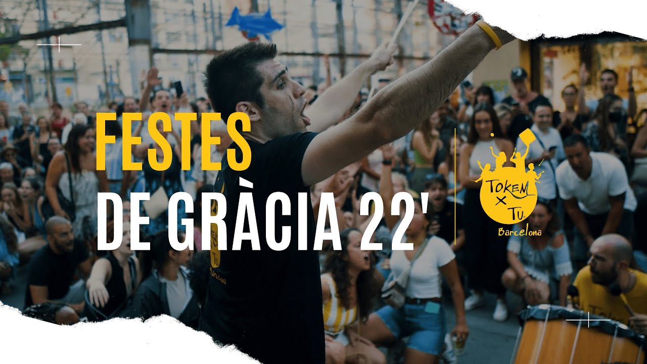 Tokem x Tu a les Festes de Gràcia 2022 | Batucada apareix per sorpresa als carrers de Barcelona!