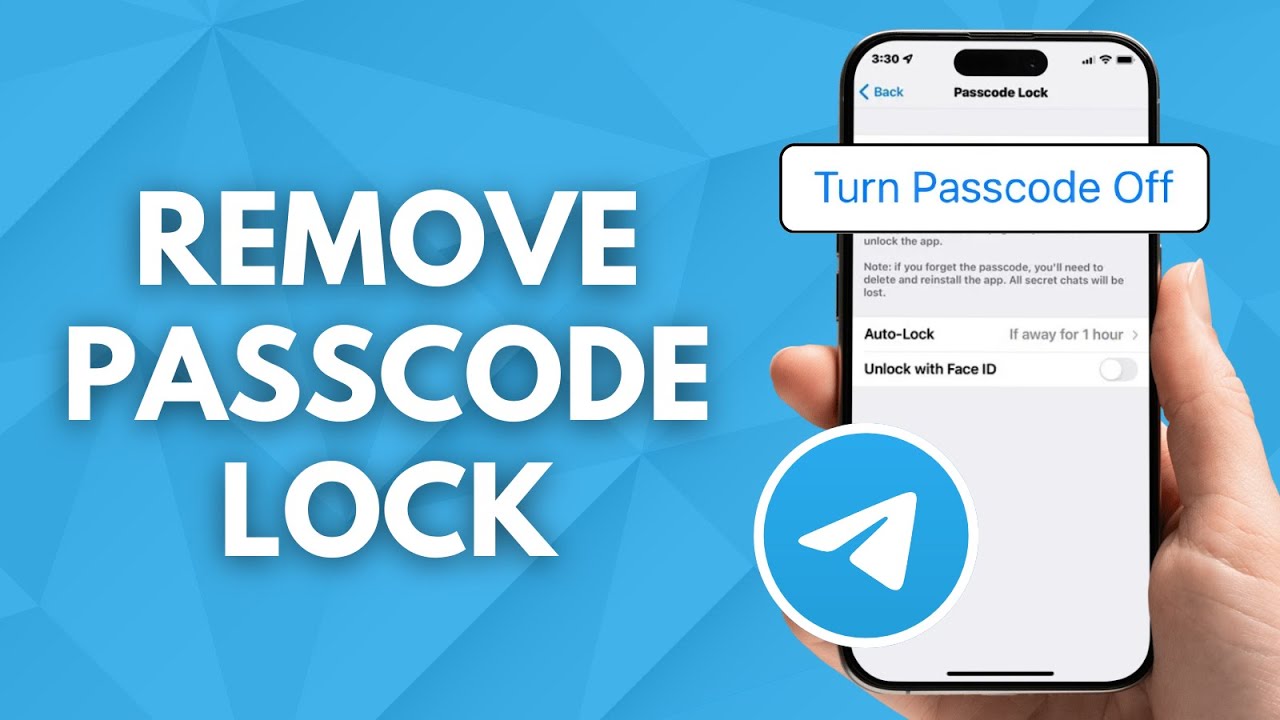 How to Remove Passcode Lock for Telegram App on iPhone