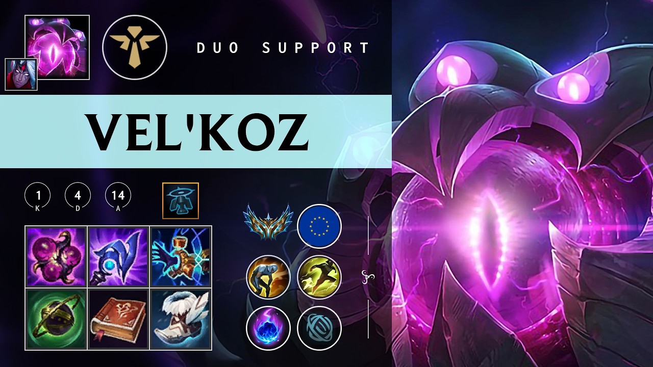 Vel'Koz Support vs Lulu - EUW Challenger Patch 26.04