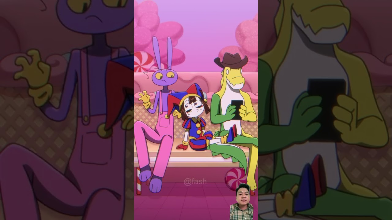 Jax x Pommi x Gummigoo (The Amazing Circus Animation) #animation #digitalcircus #pommi #shorts