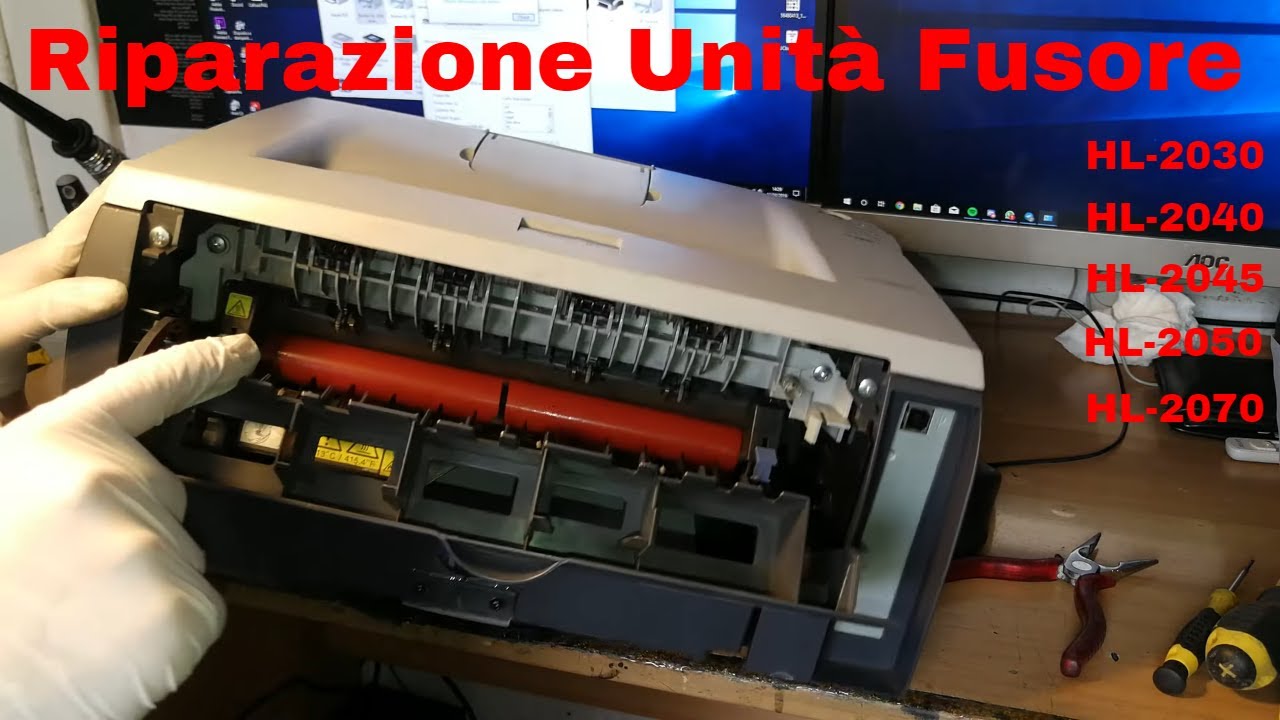 Brother HL-2030/40/45/50/70 • Riparazione Unità Fusore