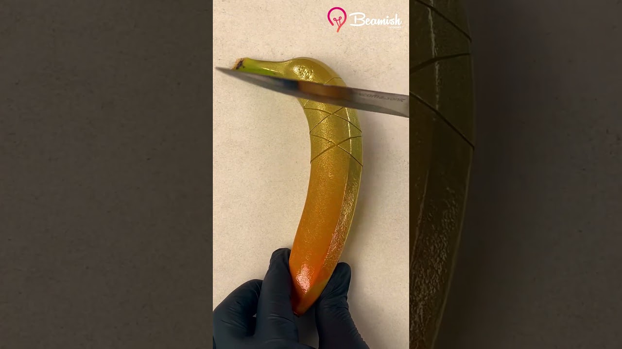 Gold Banana Cutting 🍌