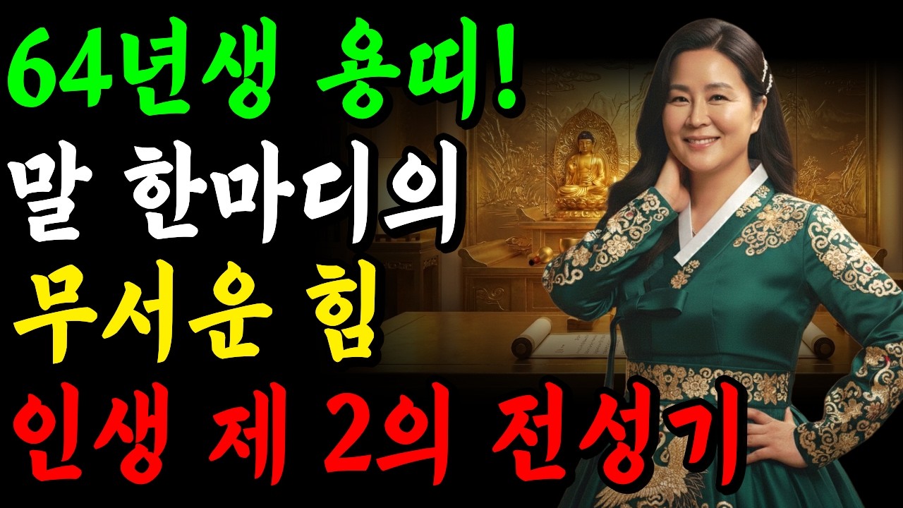 ⭐2026년 64년 갑진생 용띠 신년운세⭐