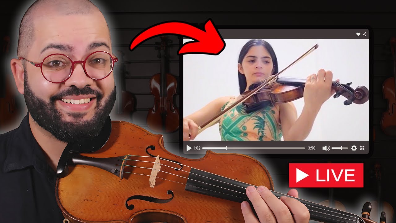 🔴 LIVE: Reagindo a alunos de violino | 18.08.2025