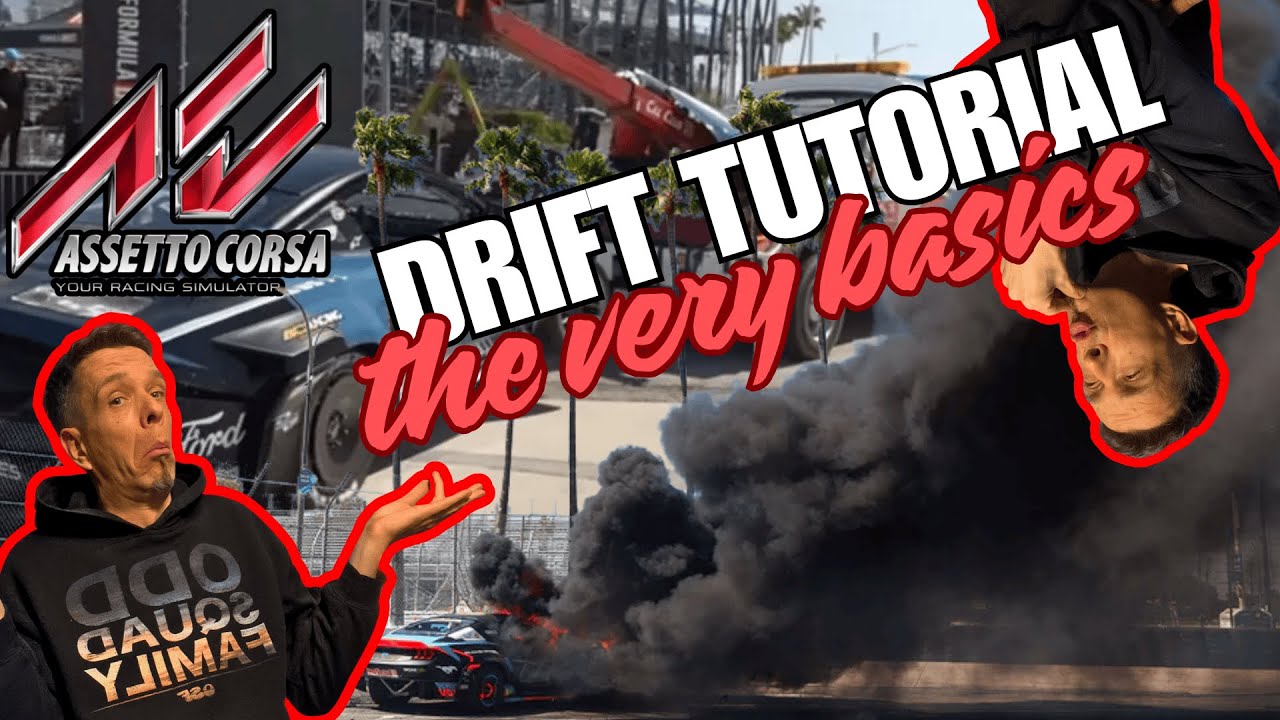 DRIFT TUTORIAL 1 - THE VERY BASICS / ASSETTO CORSA / DRIFTING / SLIDE OR DIE
