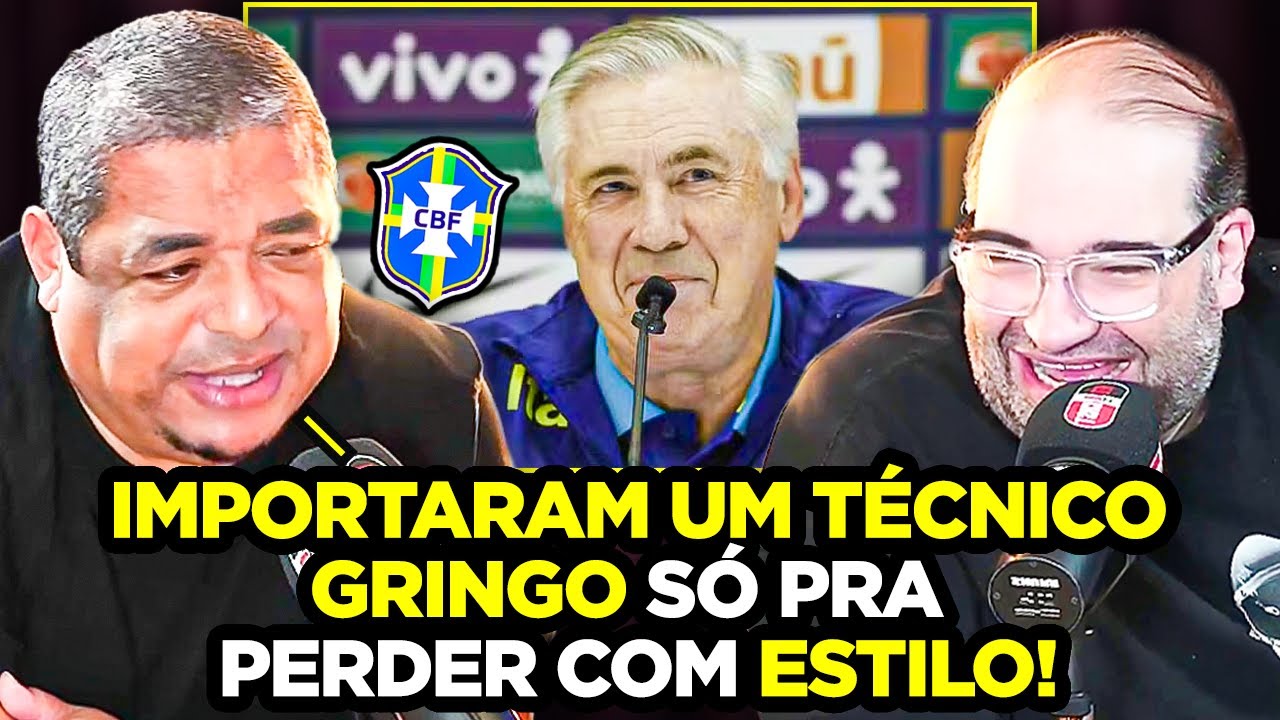 VAMPETA MANDA SUA OPINI&Atilde;O MAIS POL&Ecirc;MICA SOBRE CARLO ANCELOTTI NA SELE&Ccedil;&Atilde;O