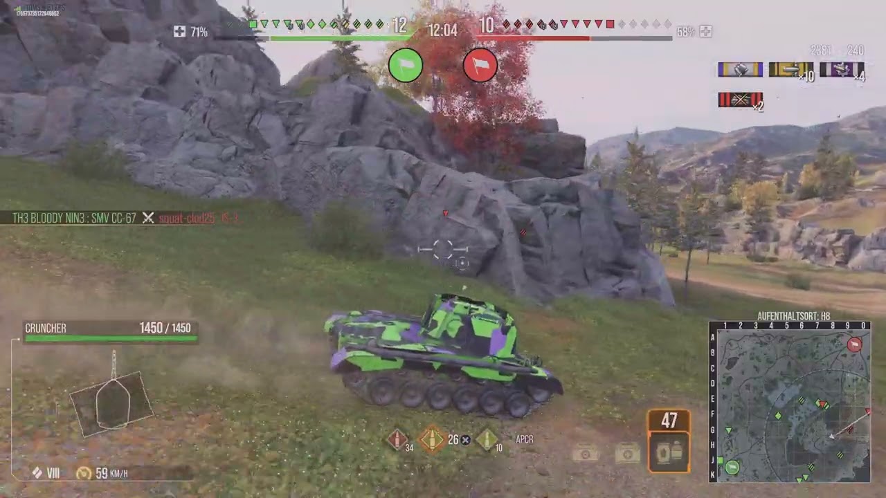 WoT Cruncher DPM kills
