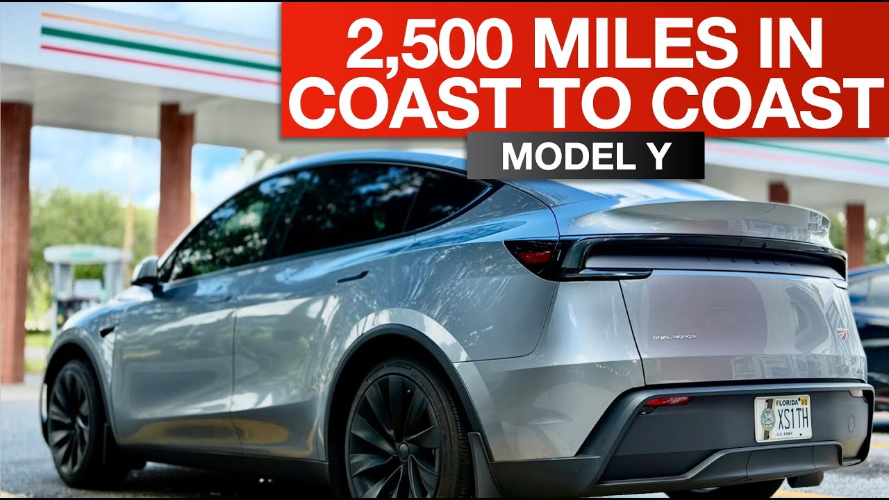 Tesla Model Y - Coast To Coast 2,500 Miles