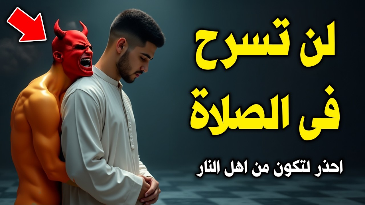 كيف تخشع في الصلاة ؟ حركة لو عملتها مستحيل تسرح في الصلاة ؟ تجعل الشيطان يبكى ويصرخ عند كل صلاة..!