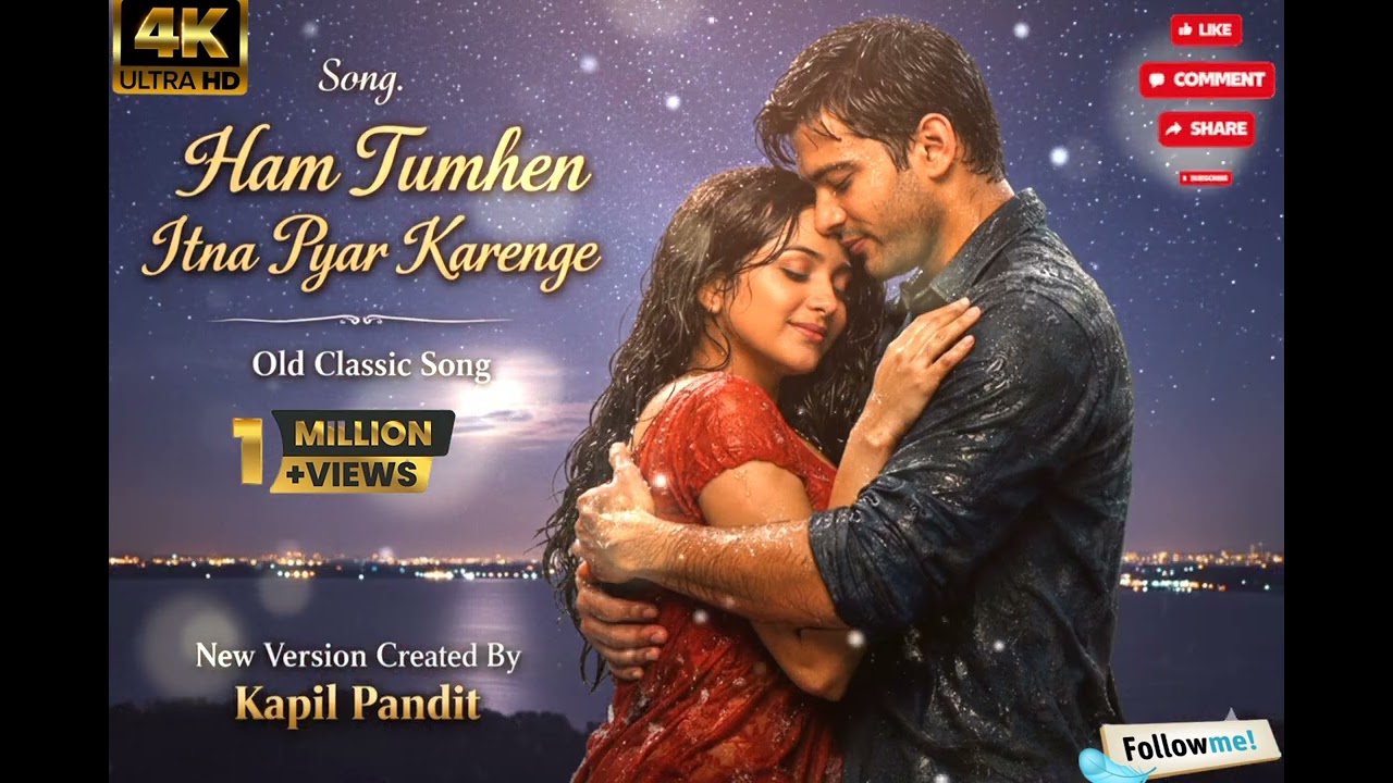 Hum Tumhe Itna Pyaar Karenge #oldclassic #newsong #tranding #newmusic #love #hindisong #lovesong 