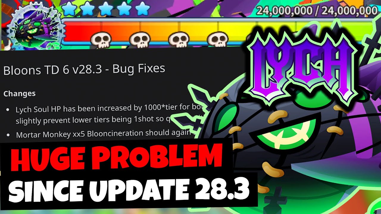 ELITE Lych Strategy | A HUGE Problem With Lych... (Bloons TD 6)
