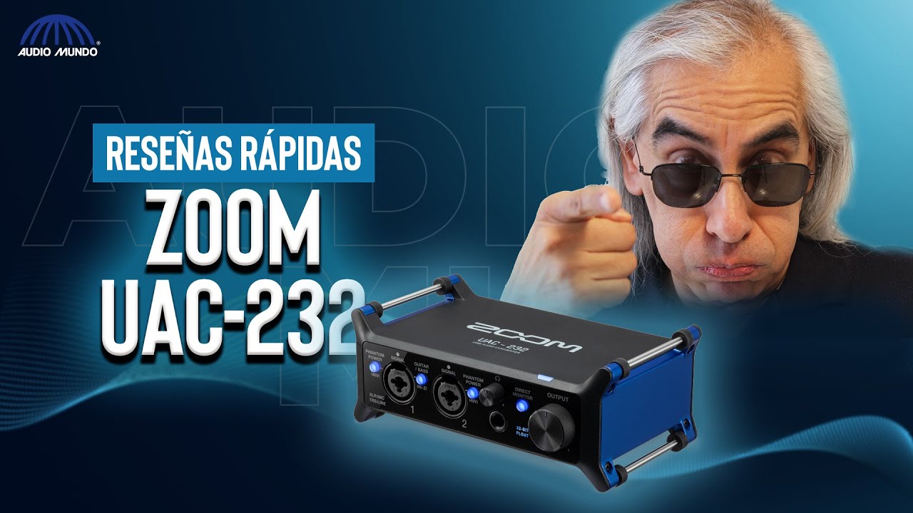 Interfaz de audio USB marca Zoom modelo UAC-232