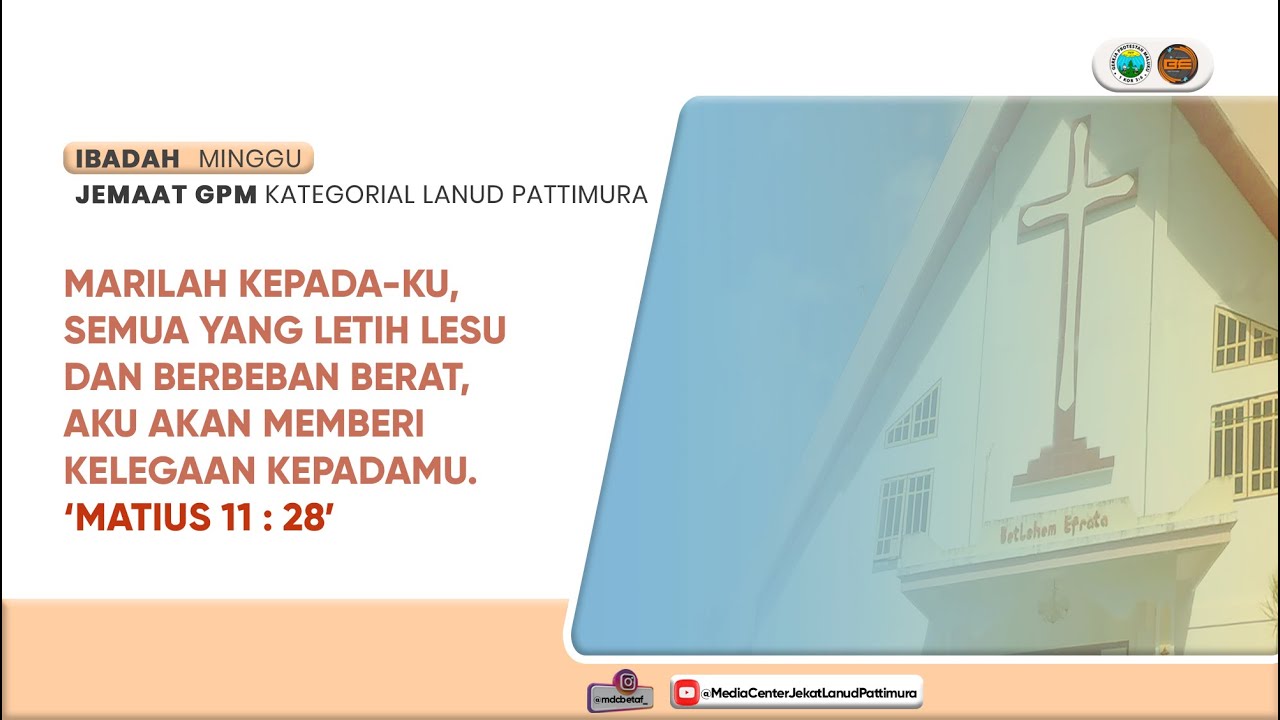 IBADAH MINGGU KE-2 | 08 FEBRUARI 2026