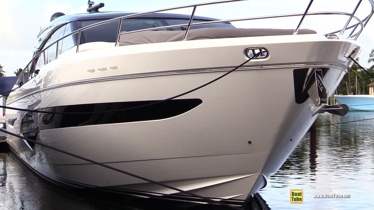 2020 Princess V78 Luxury Yacht Walkaround Tour - 2020 Fort Lauderdale Boat Show