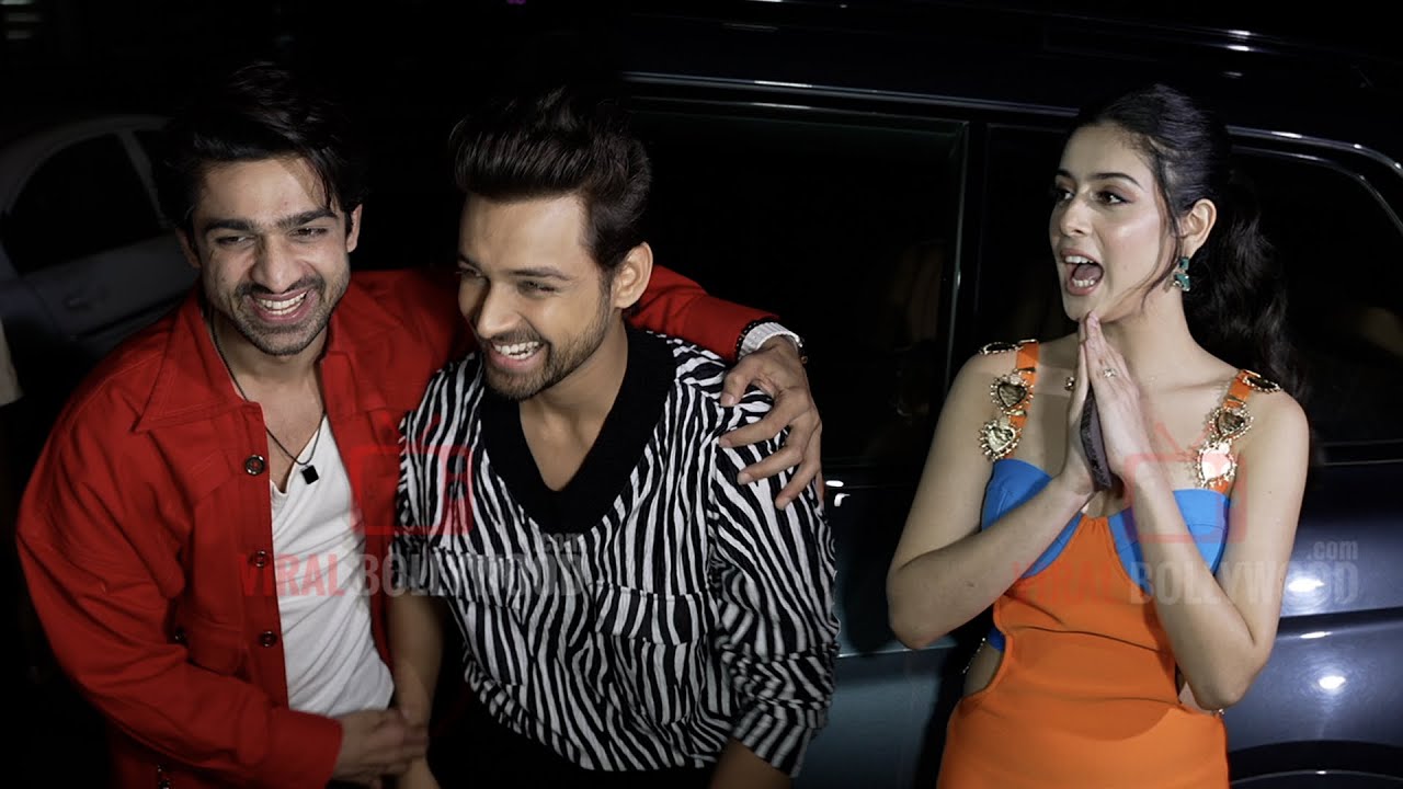 Abhishek Kumar, Isha Malviya, Samarth Jurel arrives at Jigna Vora 50th Birthday