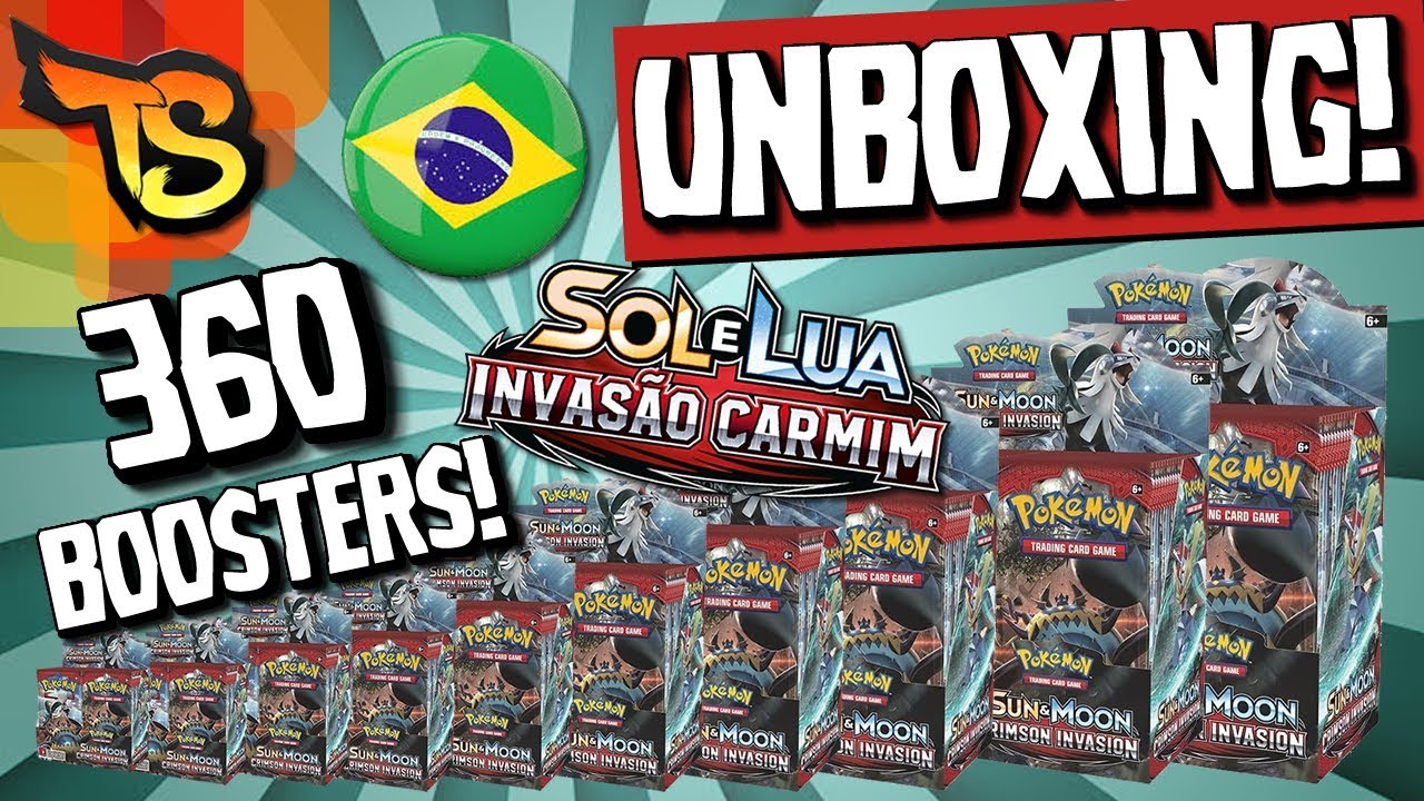 360 Boosters da Coleção NOVA Invasão Carmim! - Unboxing!!!
