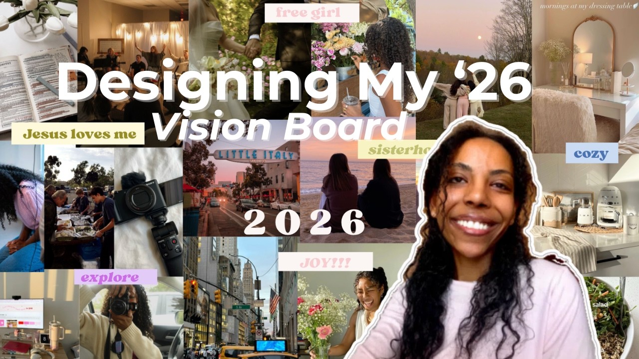 Building My 2026 Vision Board ☕✨ Cozy Chat + Real Goals