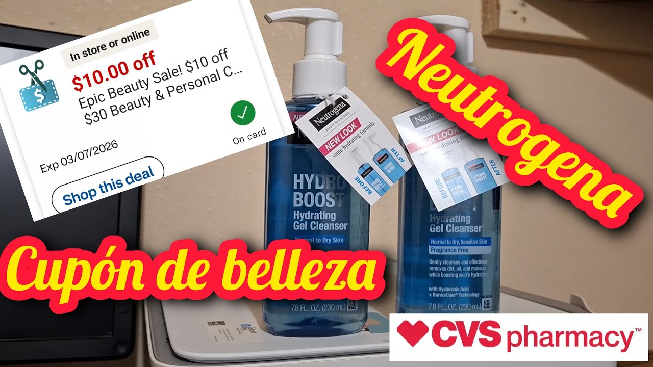 Neutrogena, cupón del beauty, cvs..!