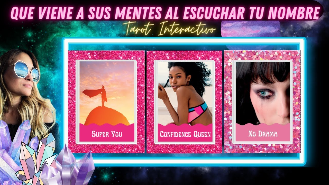 Que Viene A Sus Mentes Al Escuchar TU Nombre ✨😱Tarot Interactivo🔮Elige Una Carta🧿