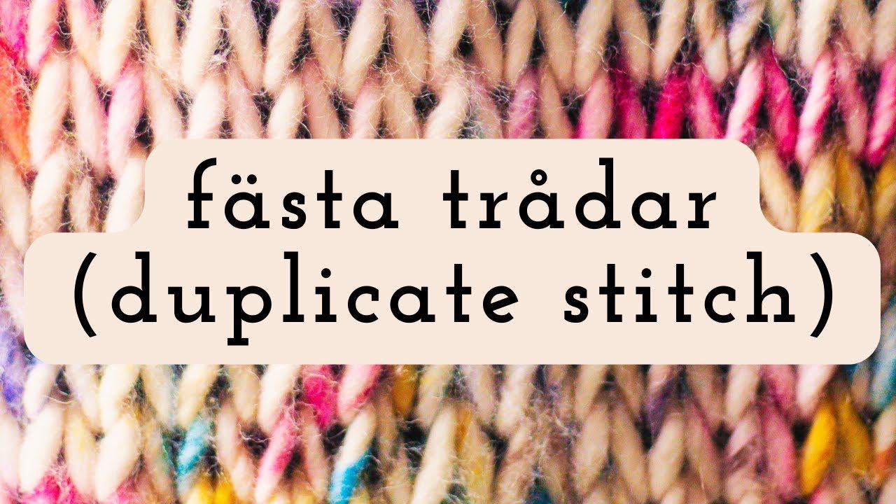 Fästa trådar