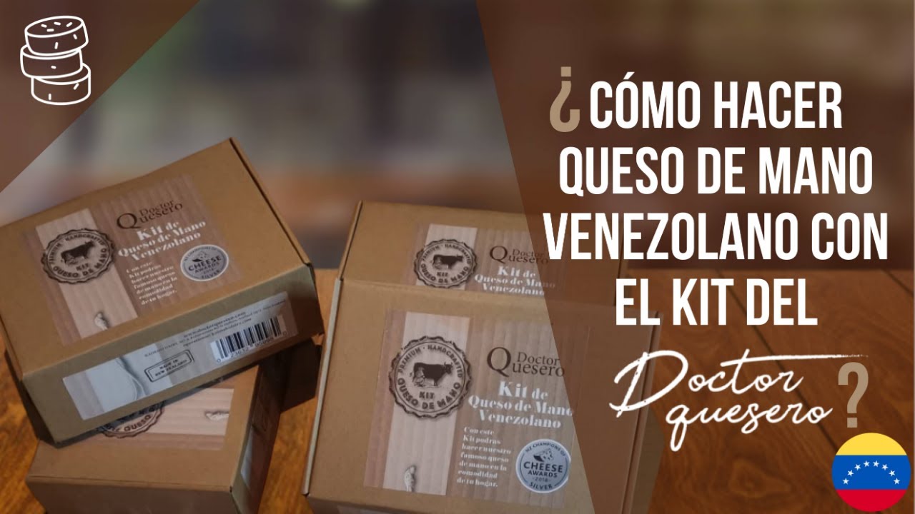 Haz Queso de Mano Venezolano con el Kit de Queso de Mano del Doctor Quesero