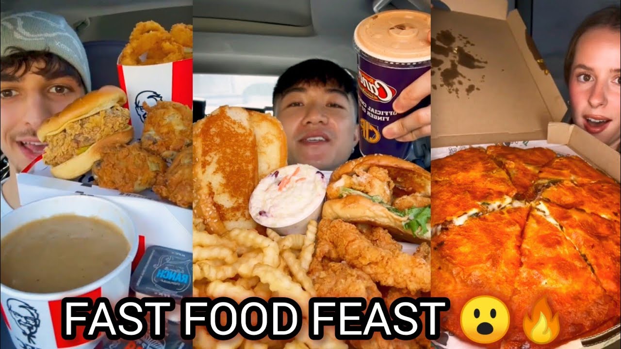 WARNING: Don’t Watch This Mukbang Hungry 🤤 Viral Fast Food Compilation