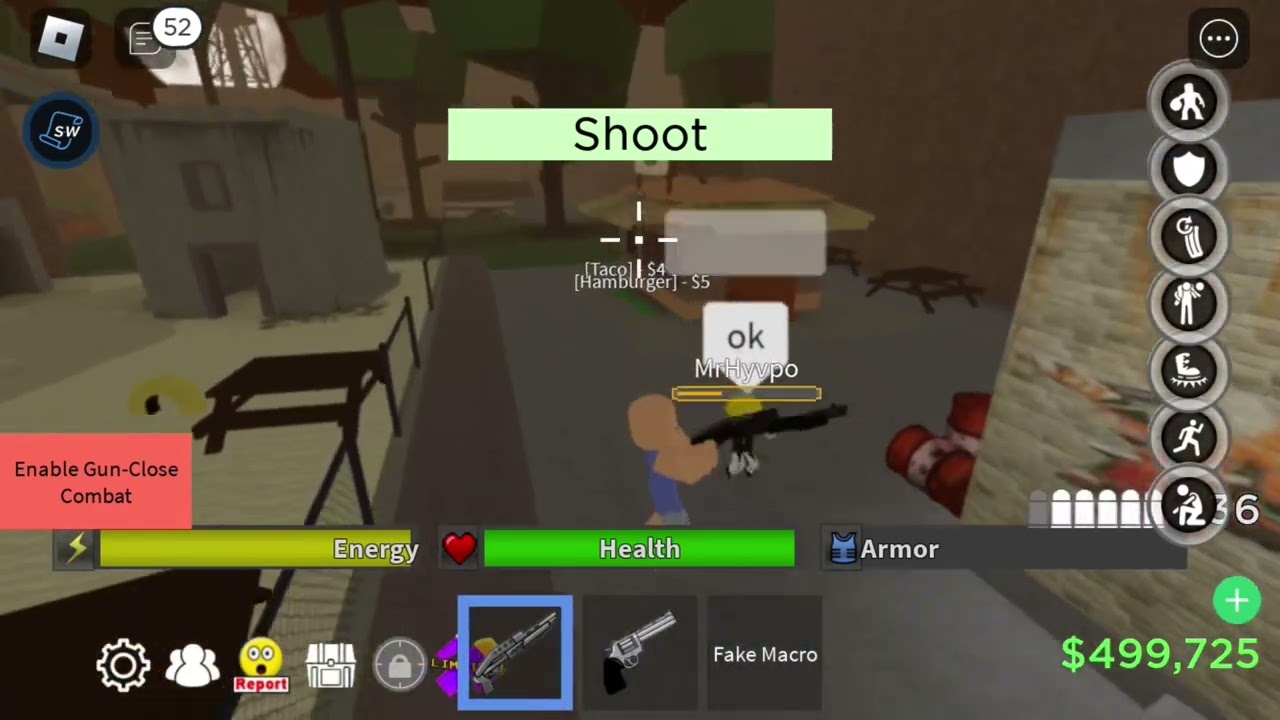 Raiding in da hood with silent aim