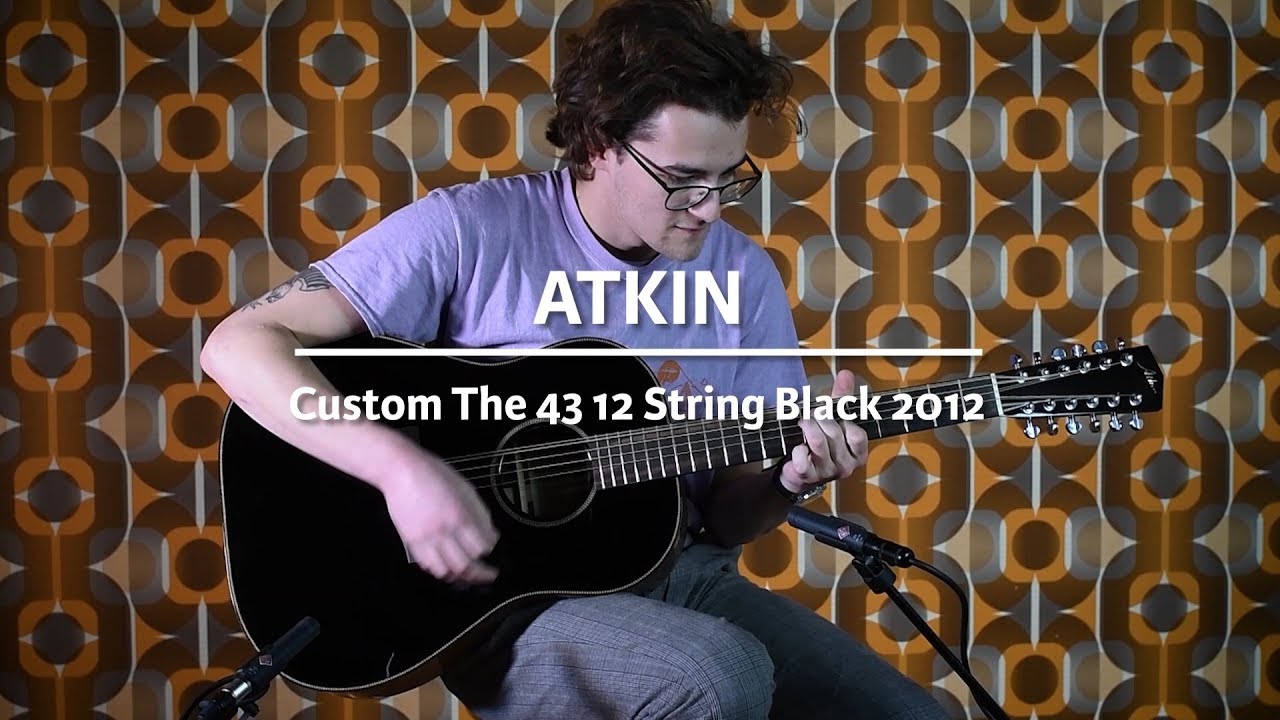 Alister Atkin Custom The 43 12 String Black played by Maarten Dispa | Demo @ TFOA