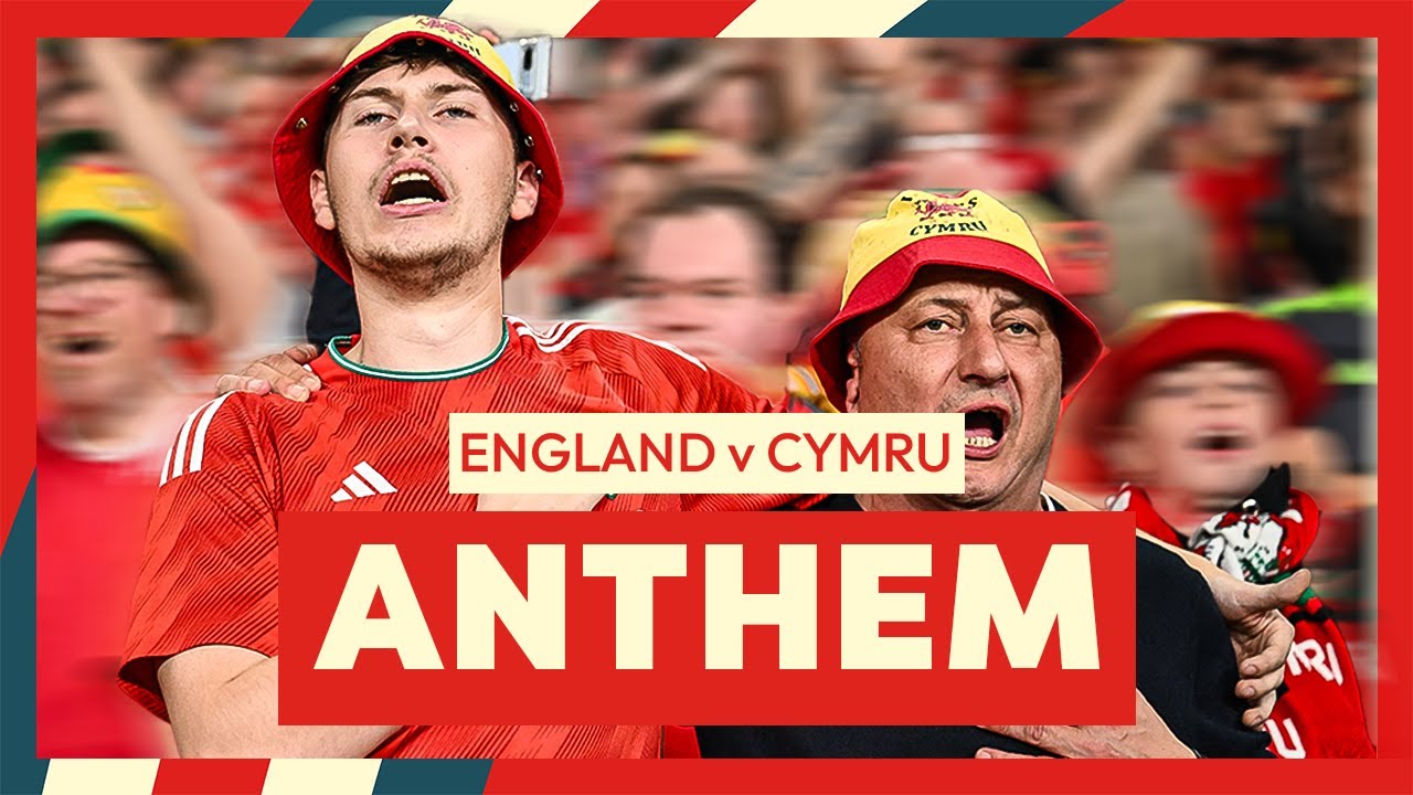 Hen Wlad Fy Nhadau (Welsh/Cymraeg National Anthem) | England v Cymru