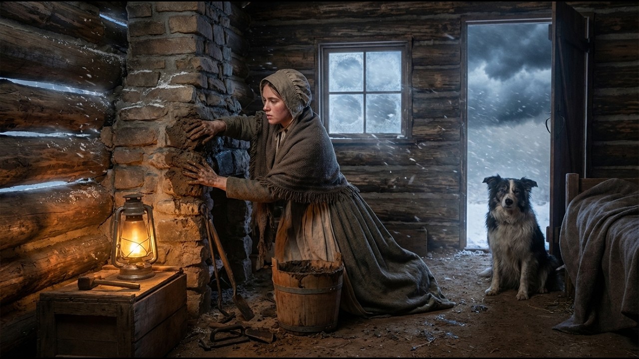 The Blizzard Gave Her One Hour — She Packed Her Chimney Walls With Mud and Sealed Every Gap