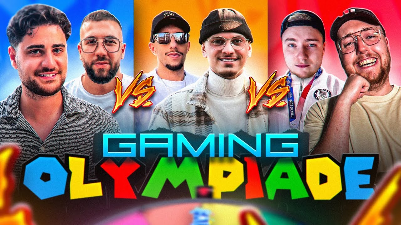 2 VS 2 VS 2 GAMING OLYMPIADE!🏆mit Mert, Zarbex, DAnny, Jussef & Maus  😂