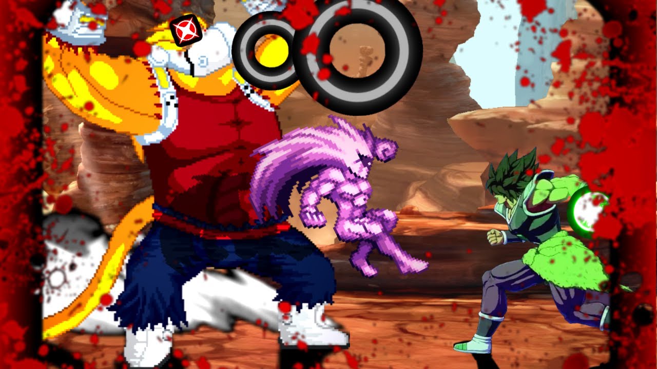 Savage Instincts unfold! Cumber & Boros VS DBS Broly (MUGEN 1.1)