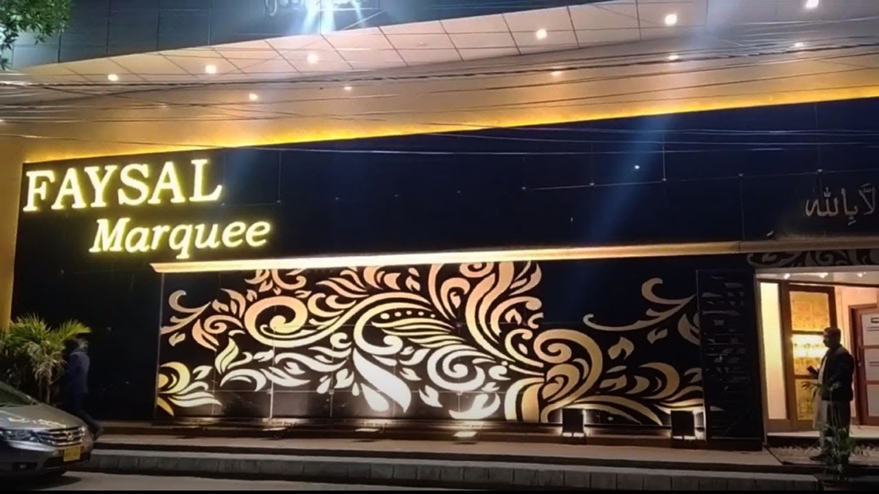 Faysal Marquee Banquet | Faisal Marquee | Banquet Hall in Karachi | Wedding @hall | Shadi Hall