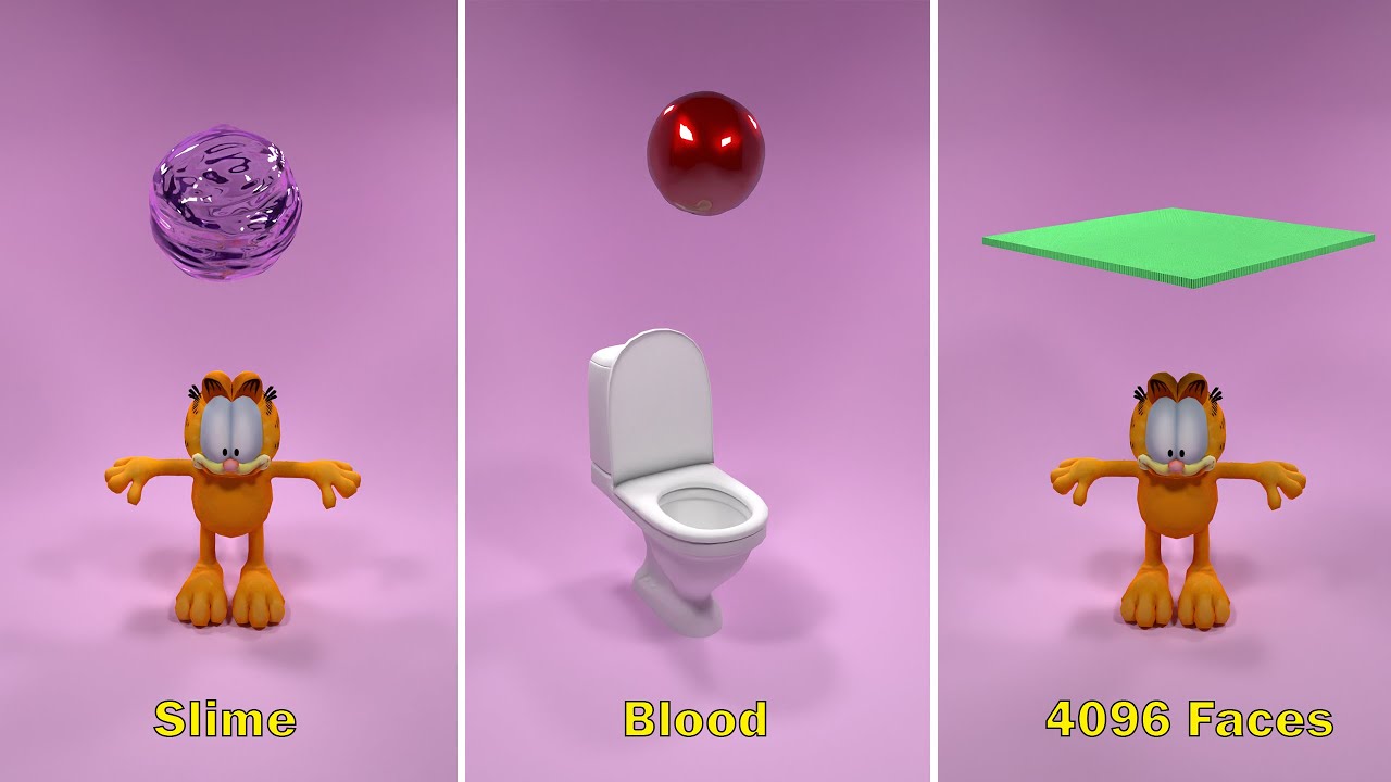 Satisfying Blender 3D Physics Simulation | Fluid Simulation
