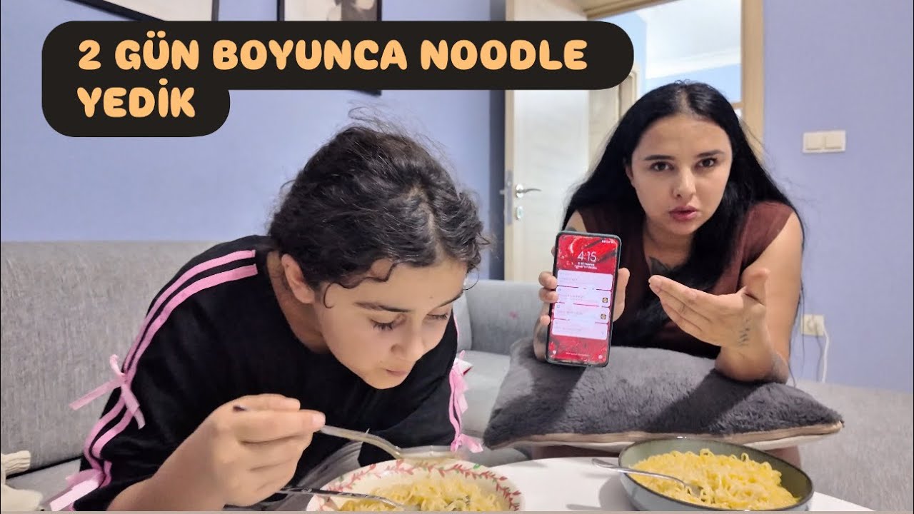 KIZIMLA 2 GÜN BOYUNCA NOODLE YEDİK BÜYÜK ÖDÜL 10.000 TL 💵(KELEBEK SARSILMAZ )