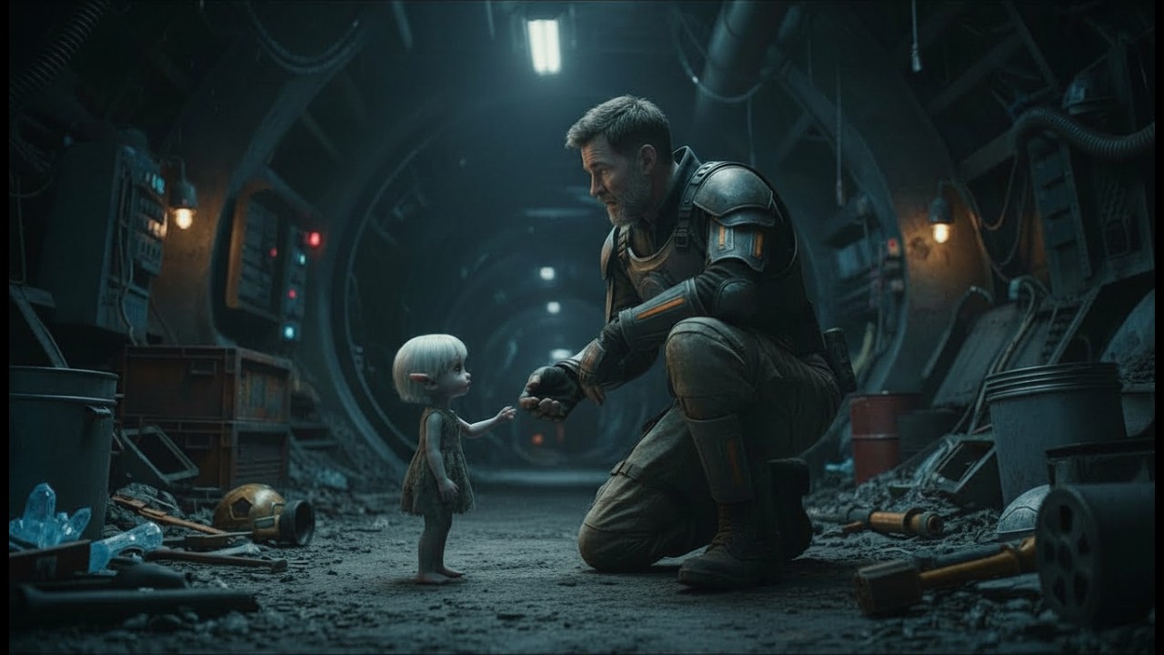 “Lost Alien Girl Found by Human Miner – Can He Protect Her from the Empire?”