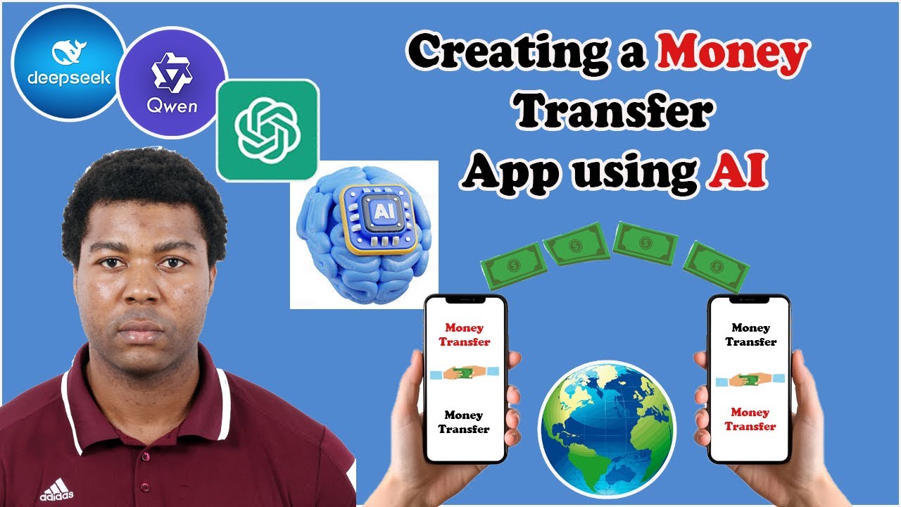🚀 Design a Smart Money Transfer App Using AI | Mobile App UI/UX Tutorial 💰📱