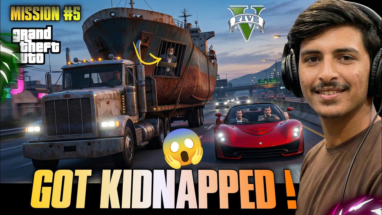 Franklin Kidnapped 😱 | Michael’s Dangerous Rescue Mission | GTA 5 Gameplay Hindi/Urdu