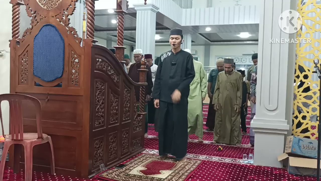 SHOLAT TARAWIH MALAM KE 26 RAMADHAN DI MASJID JAMI' NURUL IMAN RANTAU BAIS 