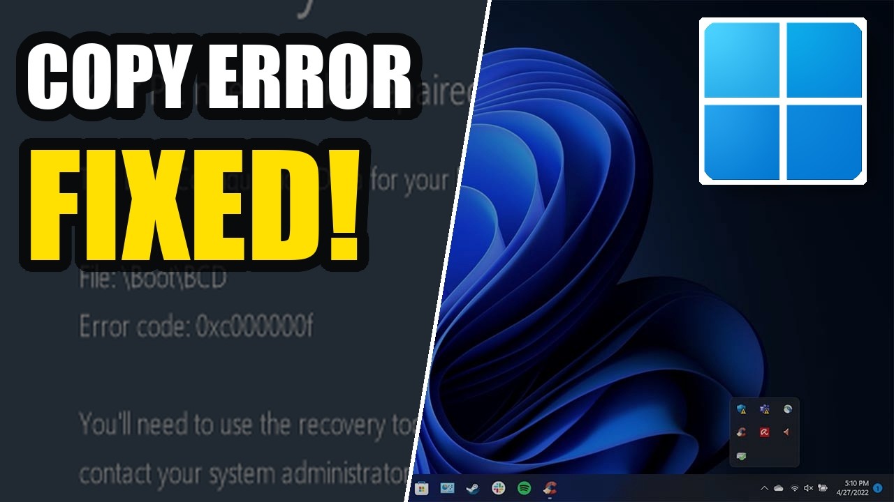 Файлы не копируются в Windows? Решение! 0x80004005