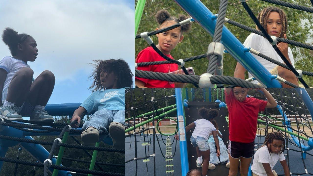 RATING THE NEW PLAYGROUND 🤸🏾‍♀️😬 #labkidz #playground
